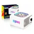 Fonte Pc Gamer Atx 650w 120mm 80 Plu Bronze Branco Preto Rgb 110v/220v
