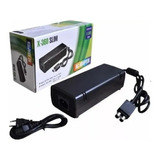 Fonte Xbox 360 Slim Bivolt Conector 2 Pinos Com Cabo Energia Voltagem De Entrada 110v 220v  bivolt 
