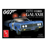Ford Galaxie 1970 Police Car (james Bond) - 1/25 - Amt 1172m