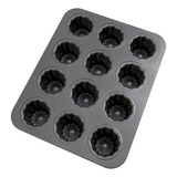 Forma De Bolo Canele Mold De 12 Cavidades Antiaderente Canel
