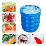 Forma De Gelo Balde Silicone Flexível 120 Cubos Multiuso