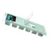 Forma De Gelo Com Tampa Enche Fácil Base Silicone Cor Verde