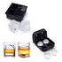 Forma De Gelo Whisk Quadrado Redondo Grande Silicone 2 Unids