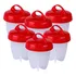 Forma De Silicone 6 Peças Para Cozinhar Ovos Magic Egg Boil
