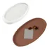 Forma De Silicone Modelo Bandeja Oval Modelo 3