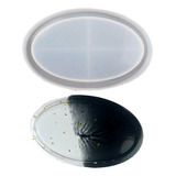 Forma De Silicone Modelo Bandeja Oval Para Resina E Gesso