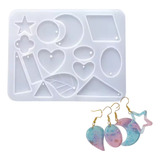 Forma Molde Silicone Brincos Pingentes Joia Colar Biscuit