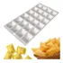 Forma Para Mini Pastel E Ravioli Recheado 24 Cavidades Cor Branco