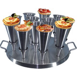 Forma Pizza Cone Aluminio
