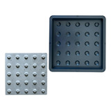 Forma Plástica Piso Tátil Alerta 10 Peças 25x25x2