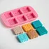 Forma Quadrada Silicone Sabonete Saboaria Artesanal Arabesco