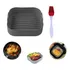 Forma Silicone Bolo Chocolate 20,5cm Vai No Forno Air Fryer