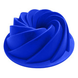 Forma Silicone Grande Vulcão Bolo Pudim Mousse Gelatina 24cm Cor Aleatória