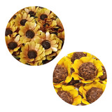Forminhas Para Doces Festa Girassol Kit Com 100 Unidades