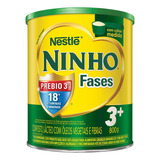 Fórmula Infantil Em Pó Nestlé Ninho Fases 3  En Lata De 1 De 800g   3 A 5 Anos