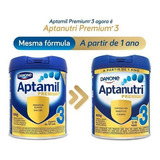 Fórmula Infantil Em Pó Sem Glúten Danone Aptanutri Premium 3 En Lata Kit De 3 De 800g 12 Meses A 3 Anos