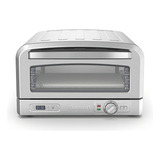 Forno De Pizza Elétrico Oven Cuisinart Cpz 1200brb   220v Cor Prateado