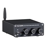 Fosi Audio Bt20a Bluetooth 5.0 áudio Estéreo Amplificador De 2 Canais Receptor Mini Hi-fi Classe D Amp Integrado 2.0 Ch Para Alto-falantes Domésticos 100w X 2 Com Controle De Graves E Agudos Tpa3116