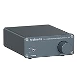 Fosi Audio V1.0g Mini Amplificador Estéreo Classe D De 2 Canais Para Alto-falantes Domésticos Tpa3116 50w X 2 Com Fonte De Alimentação