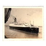 Fotografia Antiga Navio Ts