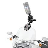 Fotoleey Suporte De Para-brisa Para Câmera De Motocicleta Compatível Com Insta360 X4, X3, One Rs, Ace Pro, Gopro Hero 12