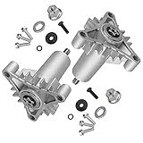 Fourtry Fusos Aptos Para Cortador De Grama Craftsman 10794   Eixo De Convés 130794 Adequado Para Poulan HU Sears Craftsman LT1000 LT2000 LTX1000 Cortador De Grama Com 91 44 Cm 96 5 Cm 106 7 Cm  106 7 Cm  Substitui 137641   Pacote Com 2
