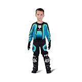 Fox Racing Calça Motocross Kids 180 Balast, Preto/azul, K4