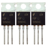 Fqp30n06l - 30n06l - Fqp 30n06 -transistor Mosfet ( 3 Peças)