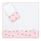 Fralda De Boca 2 Peças Batistela Baby Florzinha C014