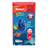 Fralda Huggies Praia Piscina G 10 Unid Little Swimmers Nemo
