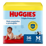 Fralda Infantil Huggies Tripla