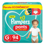Fralda Pampers Pants Ajuste Total Max G 94 Unidades