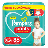 Fralda Pampers Pants Ajuste Total Max Xg 86 Unidades