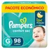 Fraldas Pampers Confort Sec G X 98 Unidades