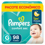 Fraldas Pampers Confort Sec