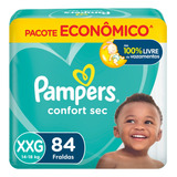 Fraldas Pampers Confort Sec