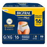Fraldas Para Adultos Descartáveis Bigfral Derma Plus Premium G xg X 16 U