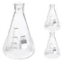 Frasco Erlenmeyer Boca Estreita 3l 3000ml Caixa Com 3 Un 