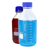 Frasco Graduado Reagente Boro 3 3 Tampa Rosca Vidro 1000ml