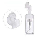 Frasco Pump Espuma Limpeza Facial Escova Silicone Skin Care