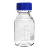 Frasco Vidro Para Armazenar Leite Materno Graduado 200ml Esp