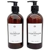 Frascos Ambar 2Pçs Shampoo E Condicionador 500Ml Pet Cilíndrico