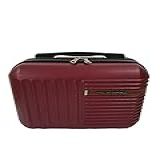 Frasqueira Mão Bordo Bolsa Maleta Necessaire Viagem Maquiagem M (vinho)