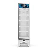 Freezer E Expositor Vertical Metalfrio 337 Litros Inverter -18c A -22c Branco Vf28ahh001 220v