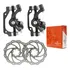 Freio Disco Bike Mecanico Absolute Diant/tras Nero Rotor Mtb