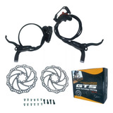 Freio Disco Hidráulico Gts Ghd 100 C Rotor 160mm Bike Mtb