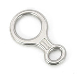 Freio Oito  freio 8  100kn Aço Inox Rapel Alpimonte 