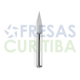Fresa V Carving 3.175 X 60º X 0,1mm Metal Duro, V Bit - Cnc