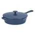 Frigideira Ferro Fundido Com Tampa Cuisinart Azul 4 Litros