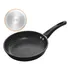Frigideira Indução Antiaderente Cerâmica 24cm Preto   Lyor